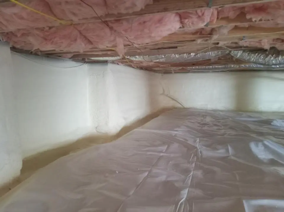 Crawl space encapsulation with closed-cell spray foam for Roof Maintenance in Brigham City